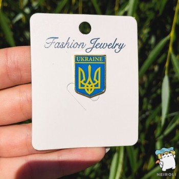 Значок, пін, брошка Щит Тризуб Ukraine 